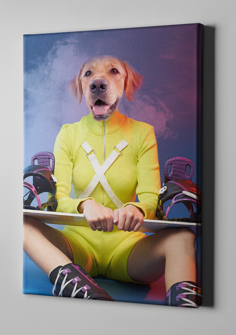 Portrait Snowboardeuse