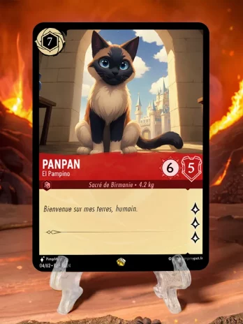 Carte Animal personnalisée – Style Lorcana